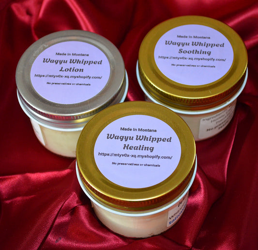 Wagyu Whipped Soothing Lotion ~ All natural Beef Tallow Lotion to Soothe Your Skin