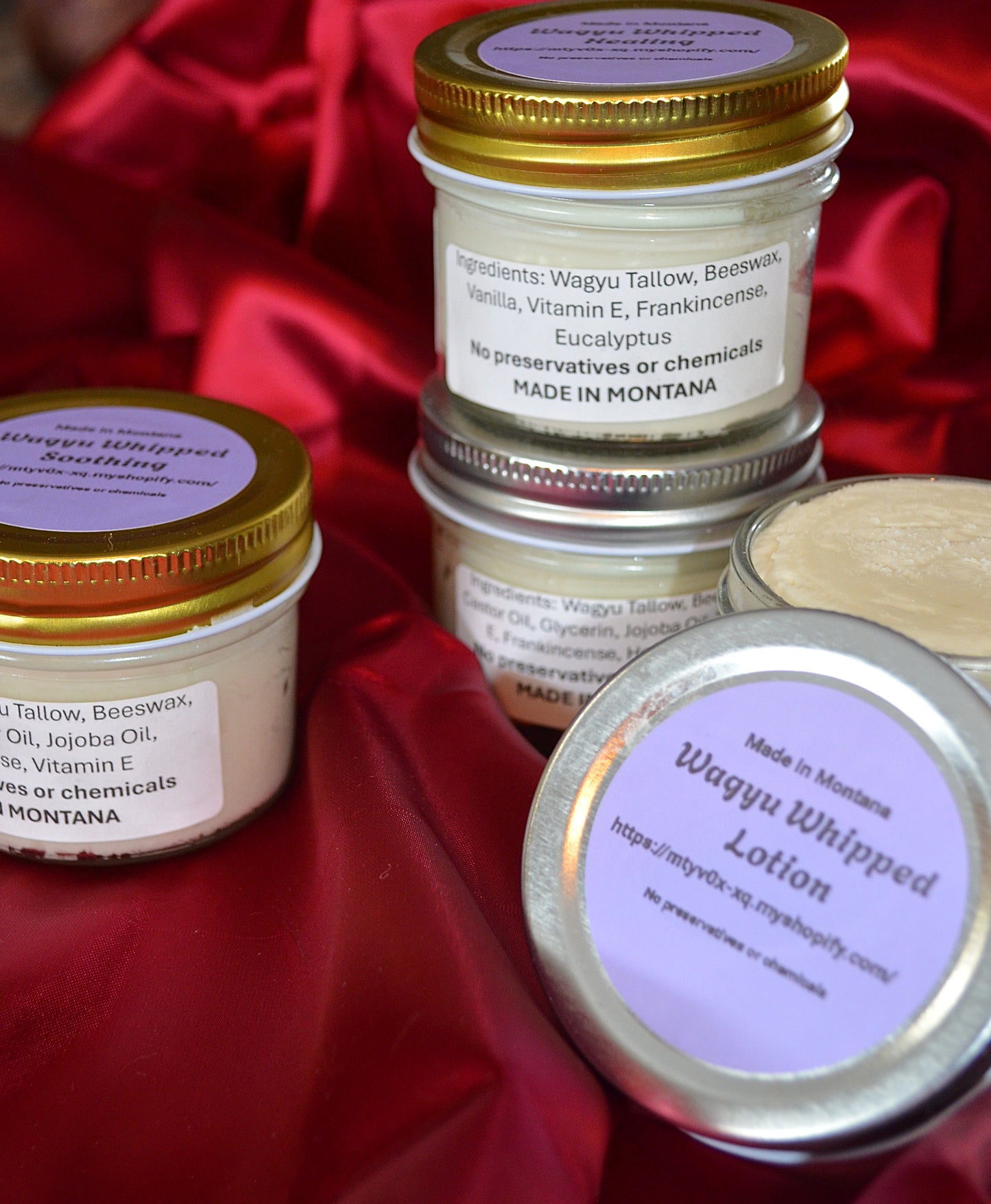 Wagyu Whipped Tallow Lotion ~ All natural Beef Tallow Lotion for All Over Skin Care