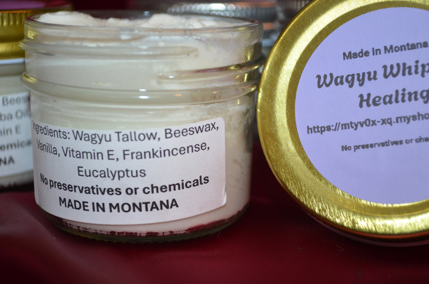 Wagyu Whipped Healing Lotion ~ All natural Beef Tallow Lotion for Pain Relief