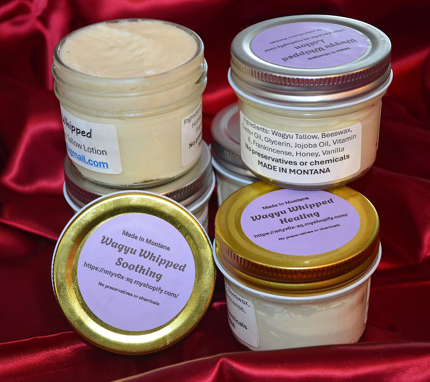 Wagyu Whipped Soothing Lotion ~ All natural Beef Tallow Lotion to Soothe Your Skin
